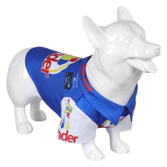 Movie Talladega Nights: The Ballad of Ricky Bobby - Ricky Bobby Blue Dogs Pet Outfits Cosplay Costume Halloween Carnival Suit