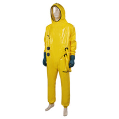 Movie The Backrooms Wanderer Yellow Jumpsuit Outfits Cosplay Costume Halloween Carnival Suit