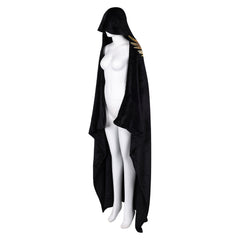 Movie The Hunger Games:The Ballad Of Songbirds And Snakes (2023) Blue Printed Hooded Cloak Blanket Outfits Cosplay Costume Halloween Carnival Suit