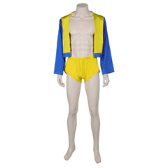Movie The Iron Claw 2023 Kevin Von Erich Blue Coat Outfits Cosplay Costume Halloween Carnival Suit