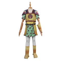 Movie The Monkey King Yellow Kids Children Outfits Cosplay Costume Halloween Carnival Suit