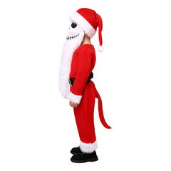 Movie The Nightmare Before Christmas Jack Skellington Red Christmas ​Outfits Cosplay Costume Halloween Carnival Suit