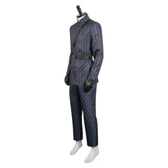 Movie The Walking Dead Rick Grimes Blue Striped Outfits Cosplay Costume Halloween Carnival Suit