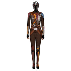 TV Ahsoka Sabine Wren Brown Jumpsuit Outfits Cosplay Costume Halloween Carnival Suit