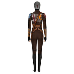 TV Ahsoka Sabine Wren Brown Jumpsuit Outfits Cosplay Costume Halloween Carnival Suit