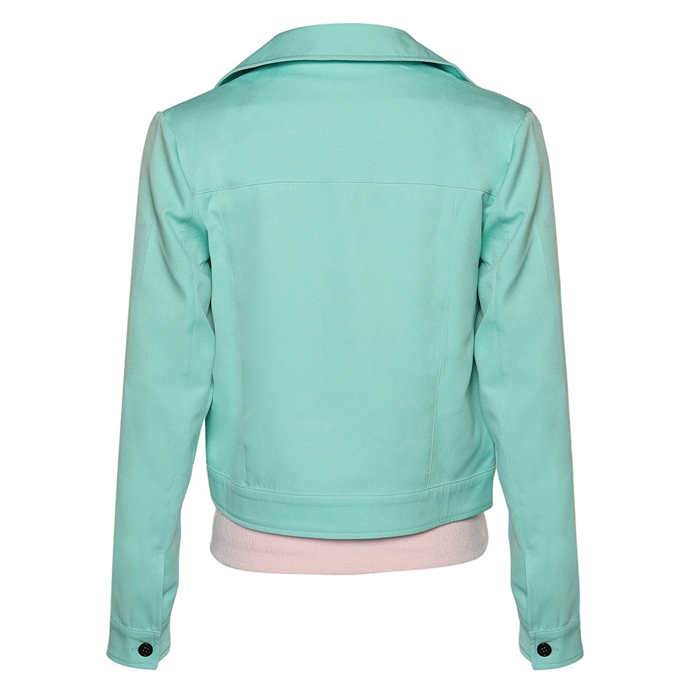 TV Money Heist Berlín (2023) Keila Green Coat Outfits Cosplay Costume