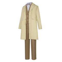 TV Good Omens Aziraphale Roleplau Brown Set Cosplay Costume Outfits Halloween Carnival Suit