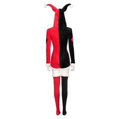 TV Harley Quinn Season 4 (2023) Harley Quinn Black And Red Sleepwear Outfits Cosplay Costume Halloween Carnival Suit