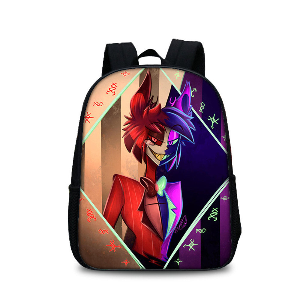 TV Hazbin Hotel 2024 Alastor School Canvas ​Shoulder Bag ​Cosplay Accessories Halloween Carnival Props