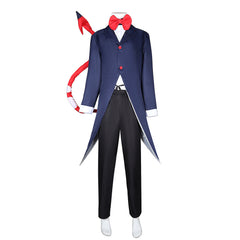 TV Hazbin Hotel 2024 Helluva Boss Moxxie Blue Set Cosplay Costume Outfits Halloween Carnival Suit