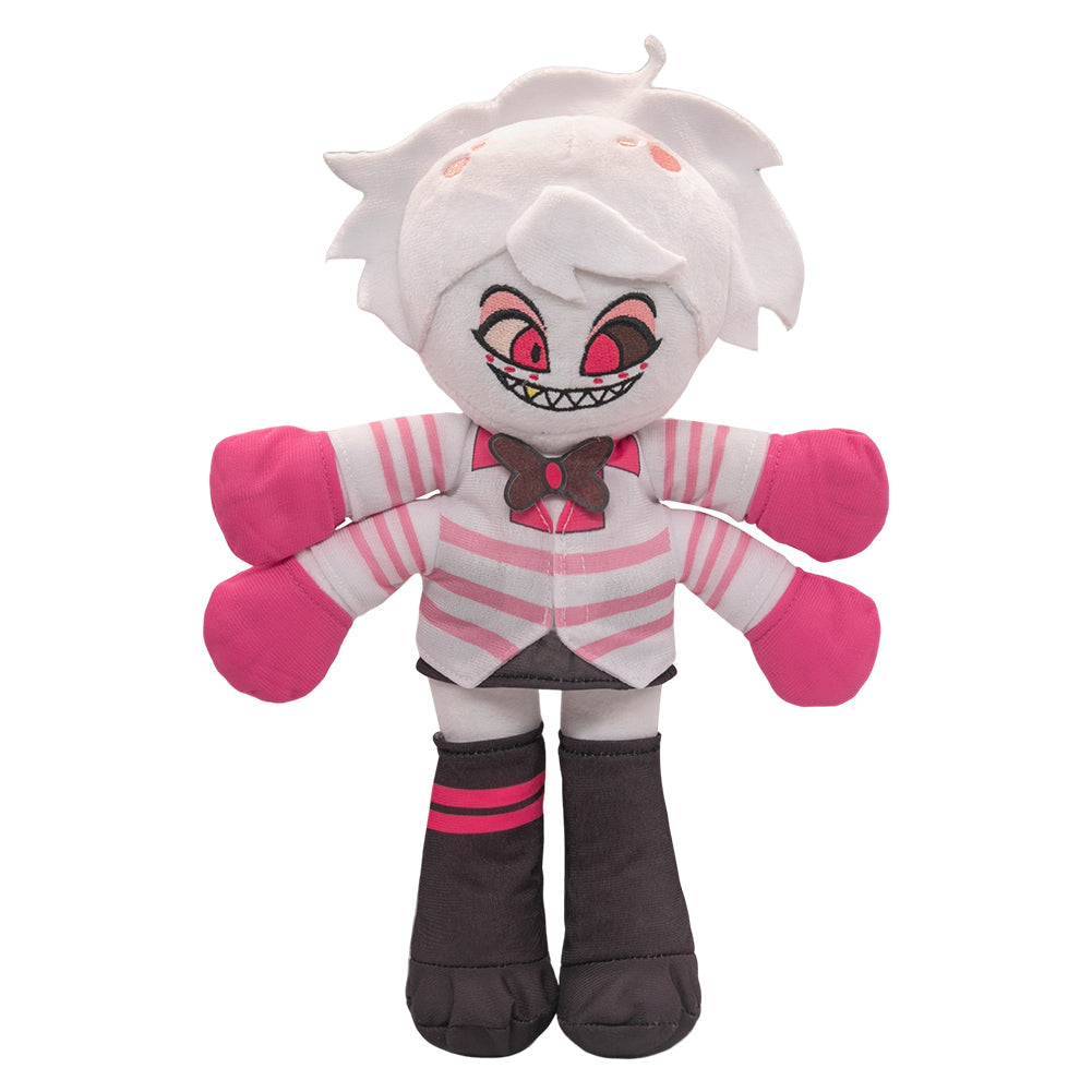TV Hazbin Hotel (2024) Angel Dust Cosplay Plush Toys Cartoon Soft Stuffed Dolls Mascot Birthday Xmas Gift