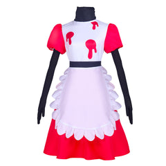 TV Hazbin Hotel (2024) Niffty Red Dress Outfits Cosplay Costume Halloween Carnival Suit   