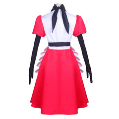 TV Hazbin Hotel (2024) Niffty Red Dress Outfits Cosplay Costume Halloween Carnival Suit   