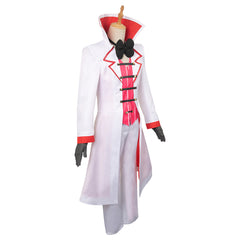 TV Hazbin Hotel Lucifer White Uniform Set Outfits Cosplay Costume Halloween Carnival Suit