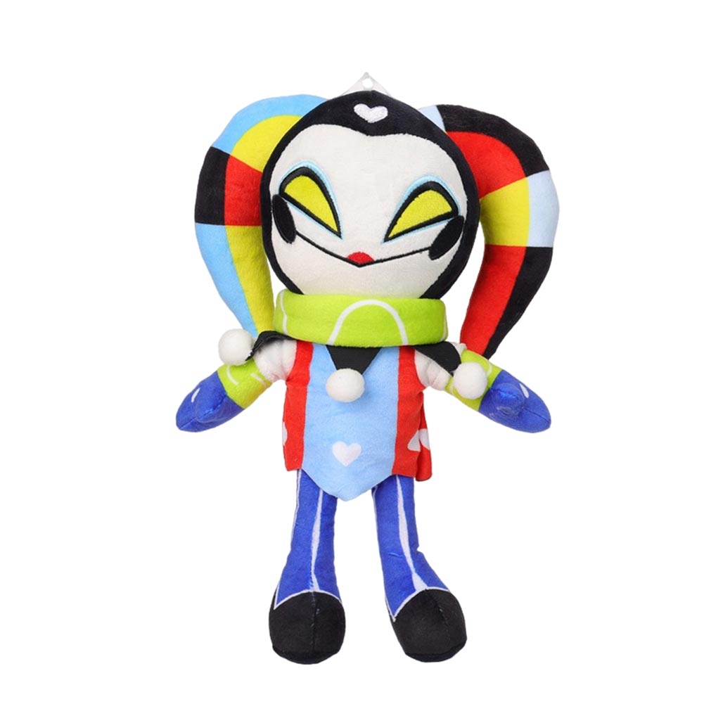 TV Helluva Boss Fizzarolli Clown Cosplay Plush Toys Cartoon Soft Stuffed Dolls Mascot Birthday Xmas Gift