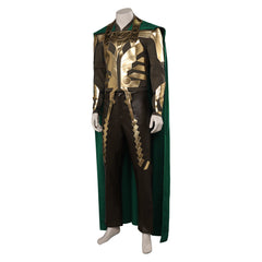 TV Loki 2023 Loki Brown Set Outfits Cosplay Costume Halloween Carnival Suit