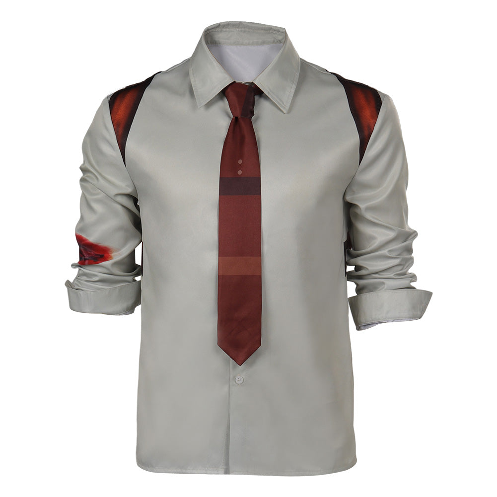 TV Loki Gray Shirt Outfits Cosplay Costume Halloween Carnival Suit