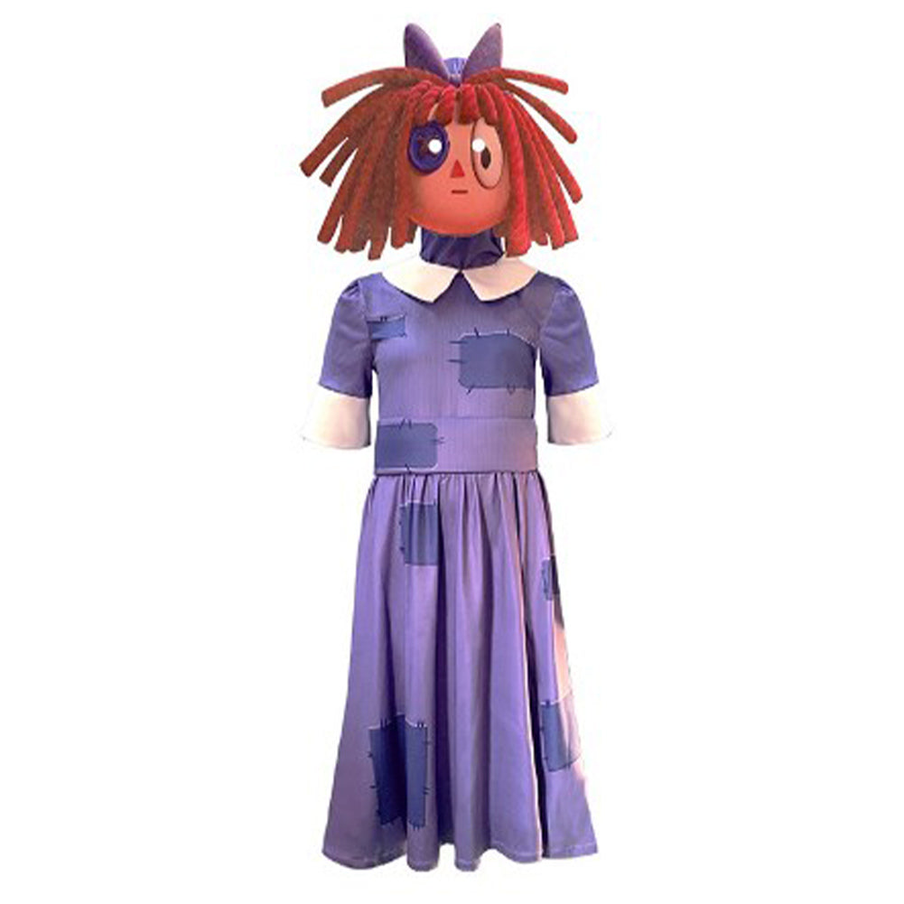 TV The Amazing Digital Circus (2023) Ragatha Purple Dress Outfits Cosplay Costume Halloween Carnival Suit